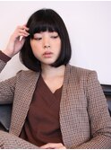 ウルフ/マチルダボブ/ピンクベージュ/インナーグレージュ/東銀座