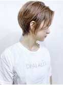 【松戸/ムラマツ】大人可愛いショートボブベージュ
