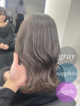 アルドーレ(Ardore) ブリーチなしで出来る！！透明感グレージュカラー☆