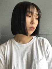 ショートボブ/前髪/似合わせカット/髪質改善/縮毛矯正/長野市