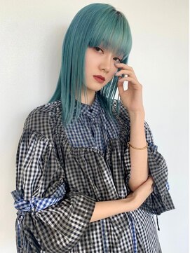 ゲーム 原宿店(GAME) ターコイズ/ダブルカラー/ケアブリーチ/髪質改善/原宿