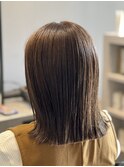 ラベンダーアッシュ×ボブ