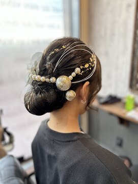 ローブ(L'aube) 成人式ヘアアレンジ
