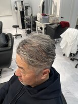 ランソ 成田店(RUNSO) イケオジ×メンズショート×シルバーメッシュ×韓国マッシュ