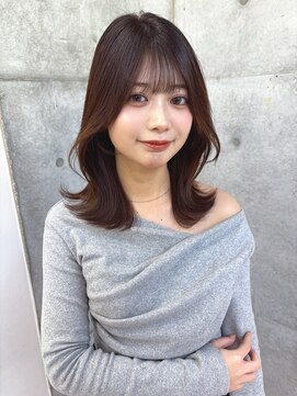 ロンドメリア 天神大名店(Lond Melia) イメチェンヘアスタイル美髪のススメワイドバングブルーブラック