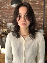 ボコカ(bococa)&nbsp;セミロング　パーマ　スパイラルパーマ　抜け感