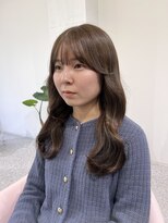 シエル 一社(cher)&nbsp;ブリーチ無しダブルカラーで作る「オリーブベージュ」