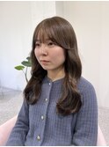 ブリーチ無しダブルカラーで作る「オリーブベージュ」
