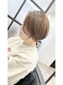 前髪長めショートカット