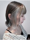 ボブフェイスフレーミングイヤリングカラー