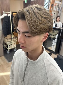 グッドタイムエフティフィフス 横浜西口(GoodTimes ft.fifth) 横浜ニュアンスパーマ毛流れセンターパートフェザーパーマ30代◆