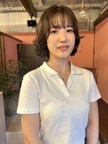 ニーム(nimes)&nbsp;ボブスタイル×くすみベージュ