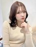 【透明感up女子】女性スタイリスト担当カラー+カット＋トリートメント