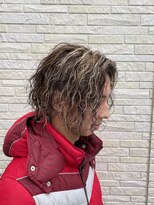 エスト 幕張本郷(est.) 【メンズブリーチメッシュパーマ】無造作パーマで色気UP◎(千葉)