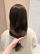 オン キャナルシティ博多前店(on)&nbsp;【中里恵梨】ナチュラルカラー/ミルクベージュ/艶カラー/顔周り