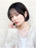 切りっぱなしボブ/ストレートボブ/ハイトーンボブ