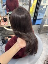 アスター 天神大名店(Aster)&nbsp;小顔に見えるトレンドヘア/黒髪/オリーブグレー/ココアベージュ