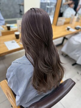 黒髪/クラゲヘアー/オリーブグレー/小顔/ココアベージュ/佐倉