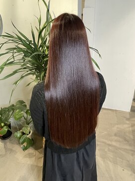 シキ 戸塚(Shiki.) 着物ヘア/大人ガーリー/ダークアッシュ/似合わせカット/戸塚