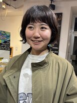 オアズヘアービィグラッド(ORe'S HAIR BE GLaD)&nbsp;個性派ボブパーマ