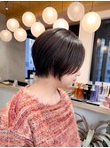 丸みショートボブ/顔周りカット/20代30代40代50代/前髪/横浜
