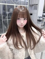 カシュカシュ アネックス(cache cache annex)&nbsp;田島櫻子ちゃんスタイル♪アイドル前髪ぱっつんショコラベージュ