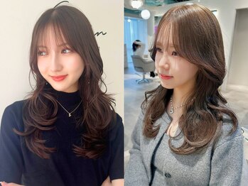 アリスバイアフロート 自由が丘(ALICe by AFLOAT)の写真/”カット+韓国コテ巻き風デジタルパーマ¥15500”毎日のスタイリングをもっと楽しく、もっと自由に◎
