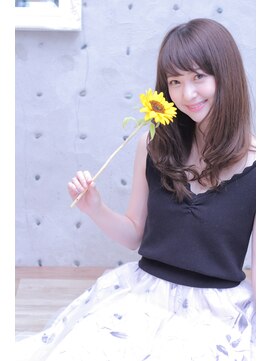 カシュカシュ(cache cache) cache cache★うるツヤ清楚なクリージュ内巻きセミロング