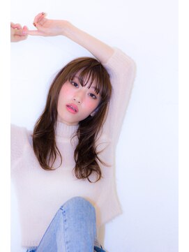 トーン 堺北野田店(tone.) セミウェットな前髪が色っぽロング！！