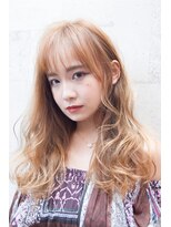 メノン 茨木店(Menon) 美髪　ピンクブラウンベージュ　グラデーション　エアリーロング
