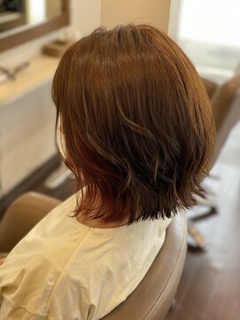 ミュウ(Private hair salon Miu) インナーカラー(ピンク)