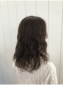 20代30代大人可愛い無造作ウェーブ×艶感&透明感愛されミディ