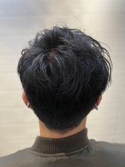 【MEN'S HAIR】【ヘッドスパ】韓国風アシンメトリーカット