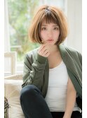 ショートバングボブ