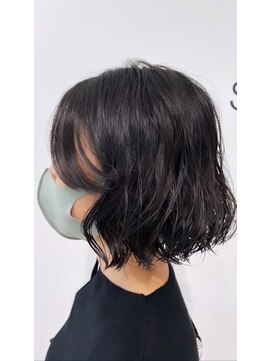 サーチ 三軒茶屋(SAATCHI) ゆるっとアンニュイBOBパーマ［三軒茶屋］