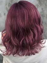 グランデュール 焼津店(GRANDEUR)&nbsp;【GRANDEUR焼津店】ミディアム×ピンクカラー