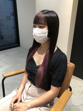 アリーズ(ALLYS) インナーカラーpink @rrchimu