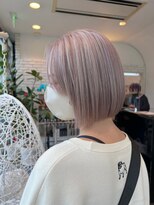 ディフィーノ 青山(DIFINO)&nbsp;ミルクティーカラー×ミニボブ