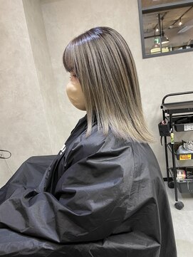 サニー 渋谷(SUNNY) バレイヤージュ、ハイライト、グレージュ、ココアベージュ