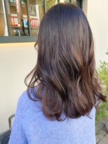 ムーン(moon) #ロングヘア #グレージュカラー #ボブウルフ#ココアベージュ