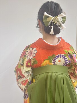 ベルクープス 天王寺店(Belle Coupes) 【BelleCoupes】卒業式袴着付けヘアセット着物ヘアまとめ髪 大阪