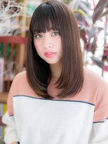 カバーヘア イヴ 戸頭店(COVER HAIR EVE)&nbsp;大人かわいいシースルーバング小顔ワンカールc5戸頭20代30代40代