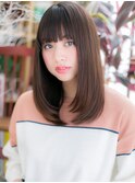 大人かわいいシースルーバング小顔ワンカールc5戸頭20代30代40代