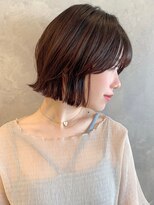 トルネード(TORNADO) 韓国ヘア 顎ラインボブ フェイスレイヤー 盛れるカット S1016