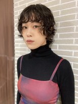 ニューヨークニューヨーク 三宮店(NYNY) 黒髪ウルフスパイラルパーマ