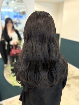 ヘアーブレイス(hair brace) ゆるふわ透明感暗めグレー