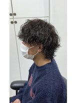 メンズ サロン ドット トウキョウ 町田店(men's salon dot. tokyo)&nbsp;波巻きパーマ×マッシュウルフ