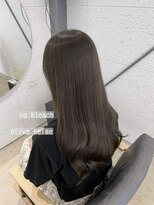 ビーヒアナウ N゜03 金沢駅西店(BE HERE NOW)&nbsp;ブリーチなし/オリーブベージュ