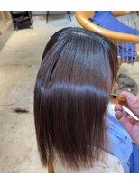 ロンド シャルム 吉祥寺(Lond charme) ミニウルフ黒染め髪質改善縮毛矯正酸性ストレートレイヤー2