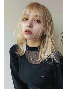 ルル(Lulu) ホワイト抜きっぱなしブロンド